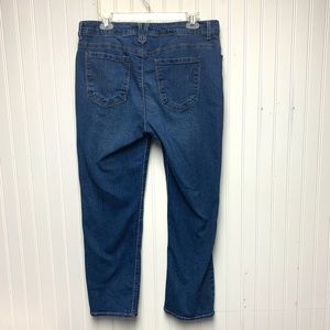 curve appeal off duty straight jeans
